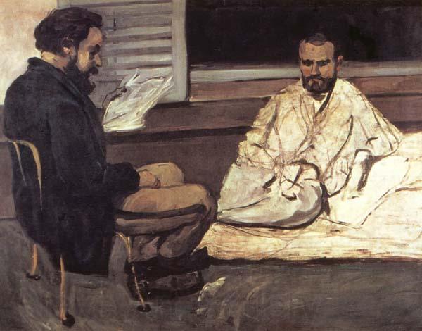 Paul Cezanne Paul Alexis faisant la lecture a Emile Zola France oil painting art